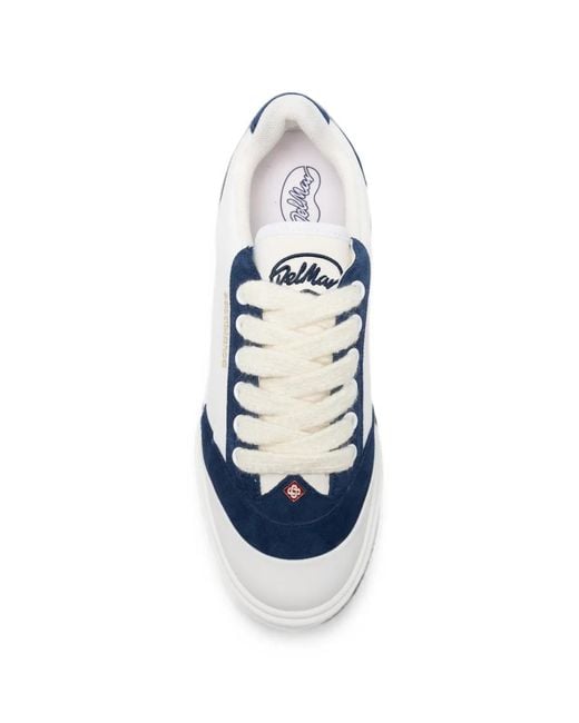 Casablanca White Del Mar Lace-Up Sneakers for men