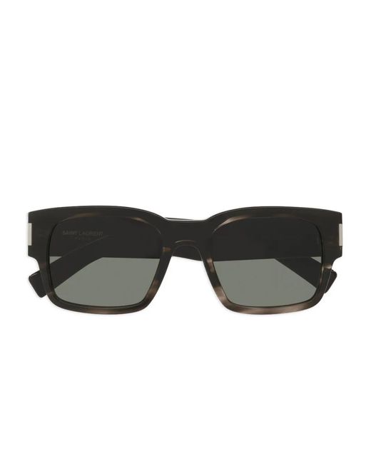 Saint Laurent Gray Sl 617 Rectangle-Frame Sunglasses for men