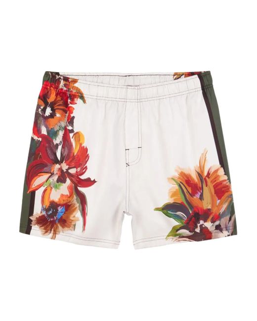 Short Paradise Square À Fleurs Osklen pour homme en coloris White
