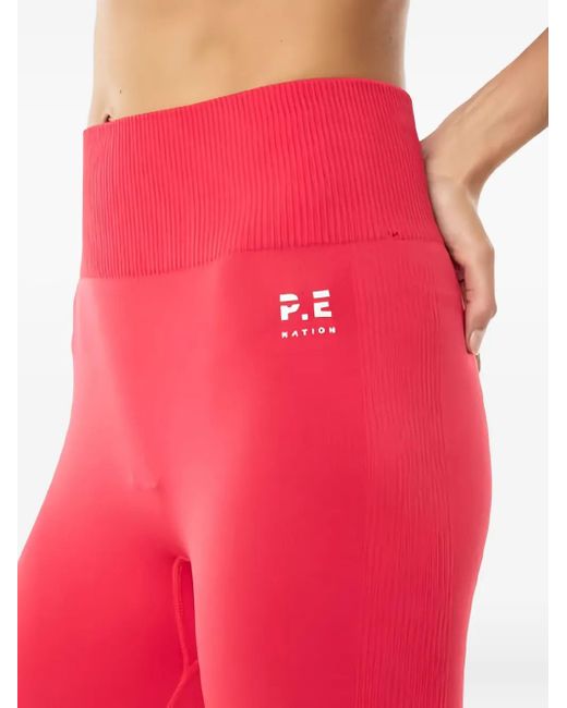 P.E Nation Restore シームレス レギンス Red