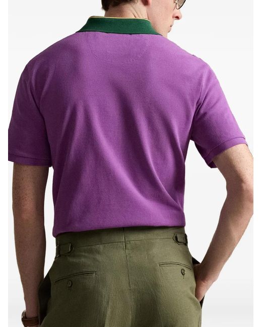 Polo Ralph Lauren Purple Polo Shirt for men