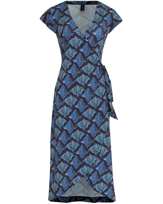 Vestido midi Falcão Lygia & Nanny de color Blue