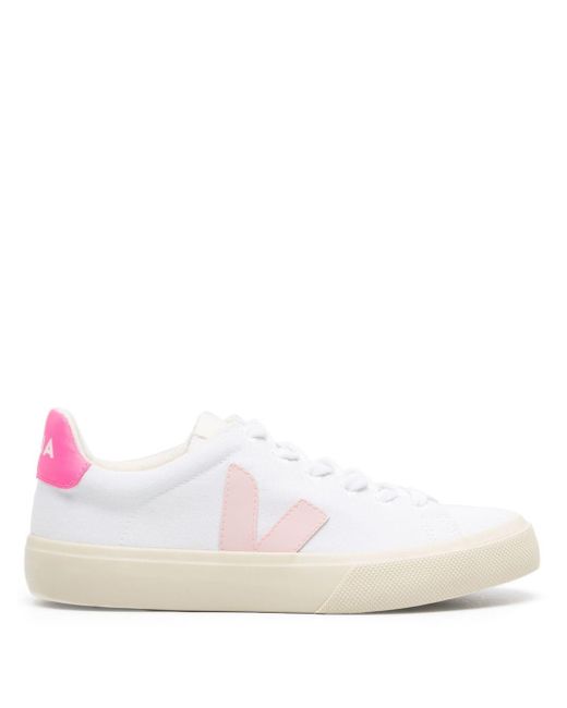 Veja Pink Campo Canvas Sneakers for men