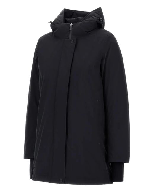 Herno Blue Hooded Puffer Jacket