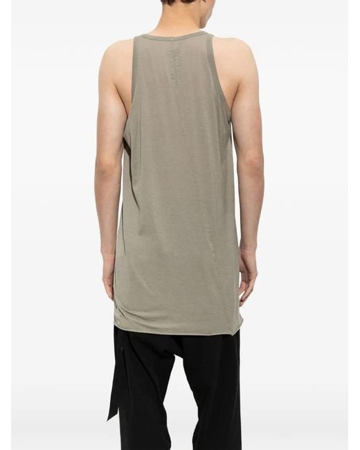 Rick Owens Natural Sleeveless T-Shirt for men