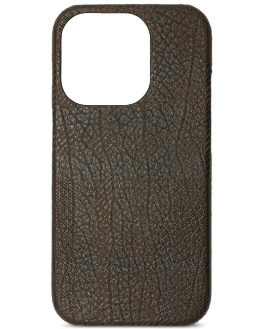 Burberry Check Leather Iphone 15 Pro Case in Brown for Men  display picture 1