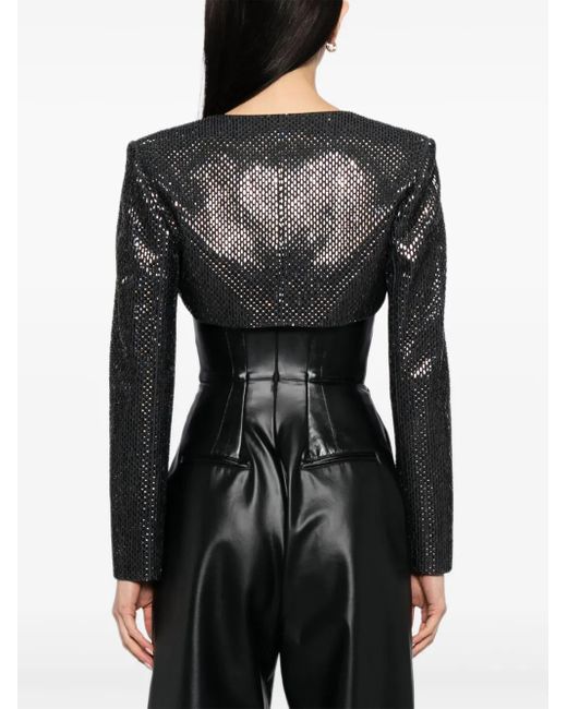 Roland Mouret Black Diamante Jacket