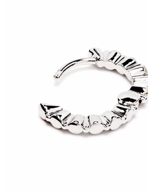 Maria Black White True Romance 8 Huggie Earring