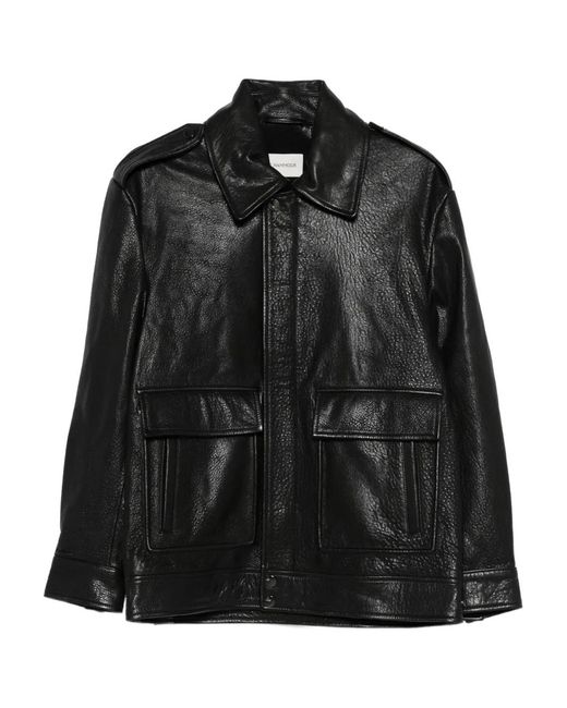 Nour Hammour Black Drey The It Girl Leather Jacket