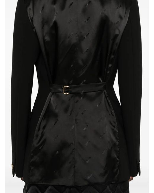 Moschino クレープ ジャケット Black