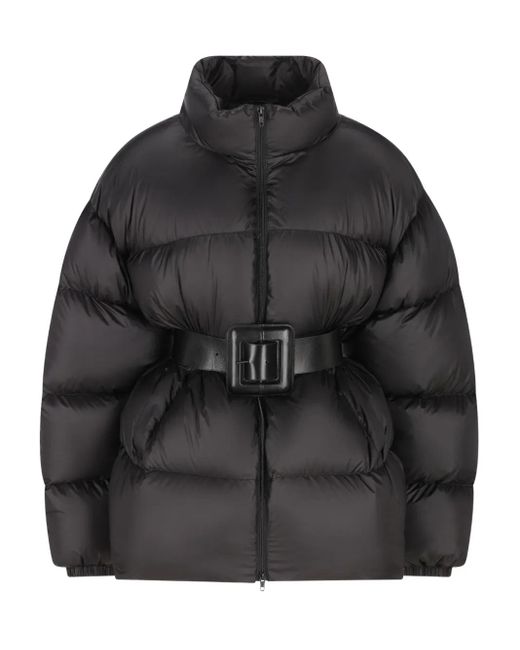 Balenciaga Black Hourglass Belted Jacket