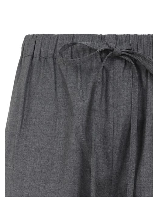 Co. Gray Drawstring Cuffed Trousers