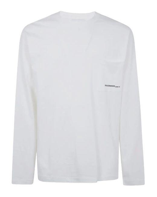 T-Shirt Con Stampa Grafica di OAMC in White