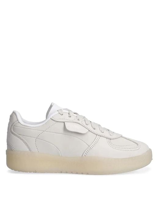 PUMA White Palermo Sneakers