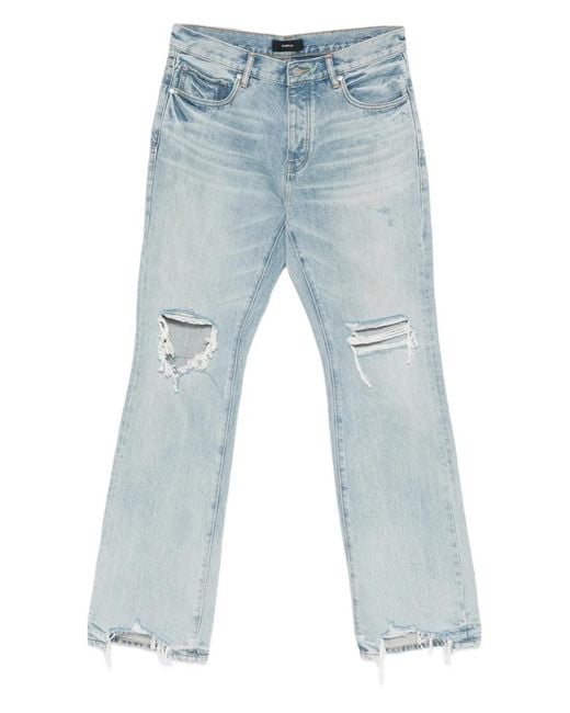 Purple Brand Blue Lucca Ripped Faded Jeans for men