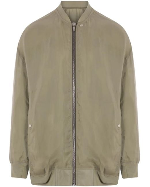 Rick Owens Green Peter Jumbo Flight Jacket for men