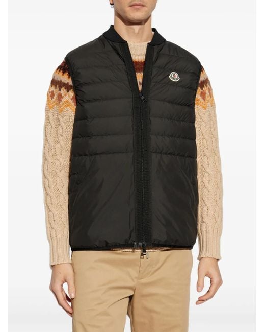 Moncler Black Hooded Jacket for men