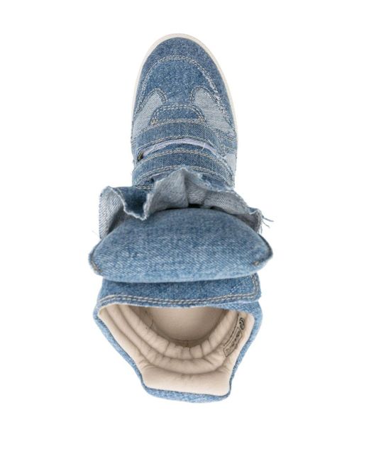 Isabel Marant Kriss High-top Sneakers in het Blue