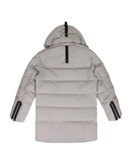 Moose Knuckles Gray Parka Cloud Neoshear for men