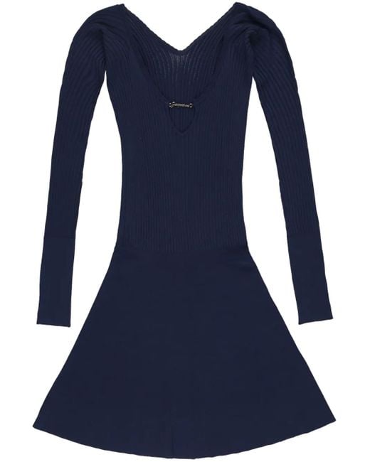 Jacquemus Blue La Mini Robe Pralù Dress