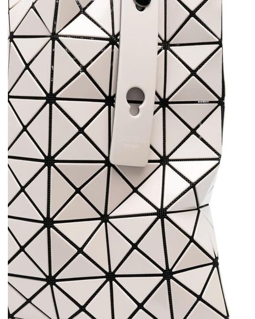 Issey Miyake White Prism Tote Bag