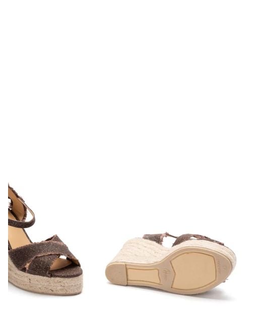 Castaner Brown Bromelia Pumps
