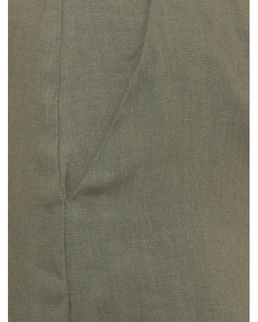 Emme Green Linen Trousers