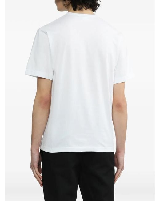 Comme des Garçons White Crew-Neck Cotton T-Shirt