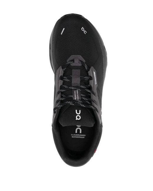 On Shoes Black Cloudrunner 2 Sneakers for men