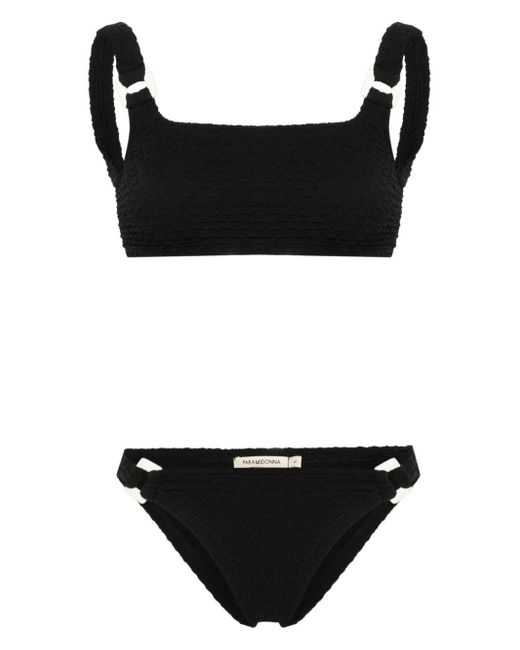 PARAMIDONNA Women Mika Bubble Mat Underwired One-Piece Swimsuit