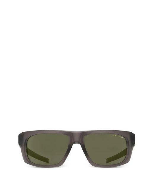 Dita Eyewear Green Lsa-717 Rectangle-Frame Sunglasses for men