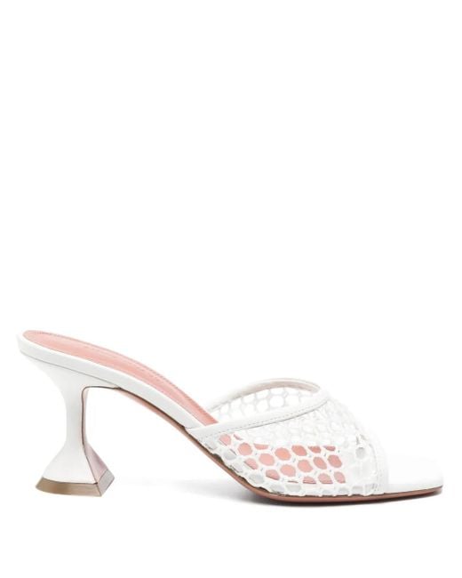 AMINA MUADDI White 70Mm Lupita Sandals
