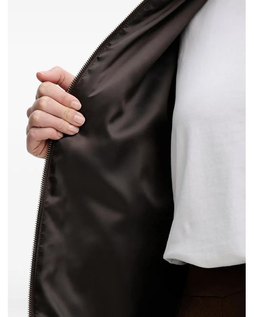 Sessun Black Heavenly Collared Zip-Fastening Jacket