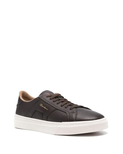 Santoni Brown Sneakers for men