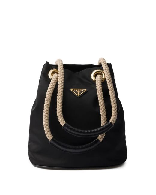 Prada Black Mariner Bucket Bag