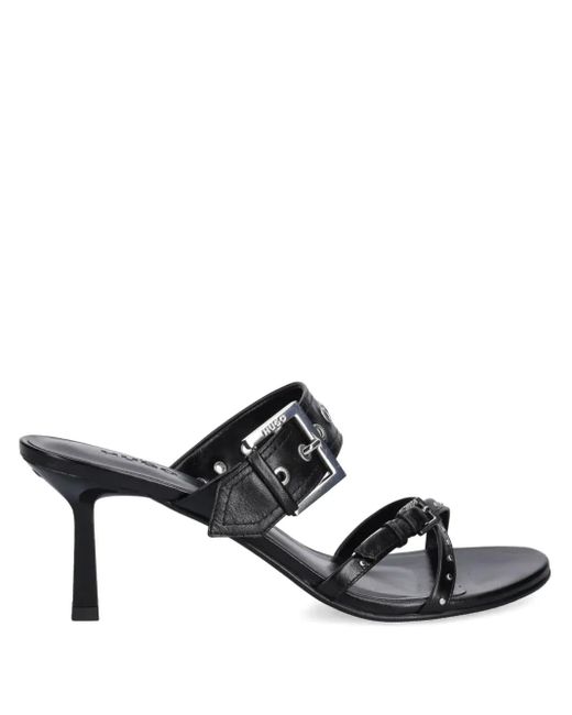 HUGO Buckle-strap Sandals Black