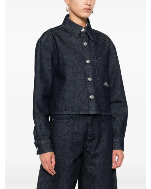 Roy Rogers Blue Button-Up Denim Jacket