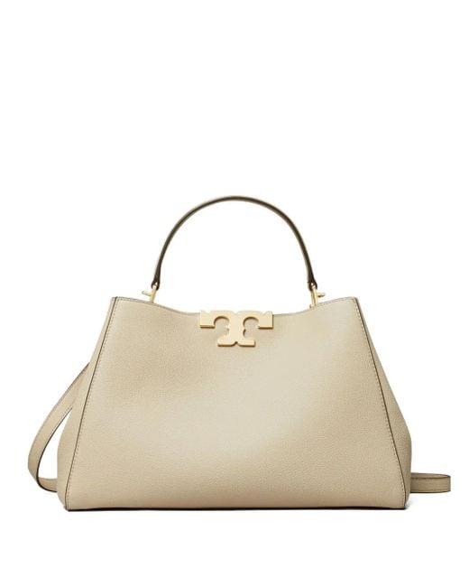 Tory Burch Natural Eleanor Soft Satchel Shoulder Bag