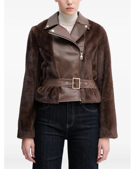 GAUDI Black Belted Zip-Up Jacket