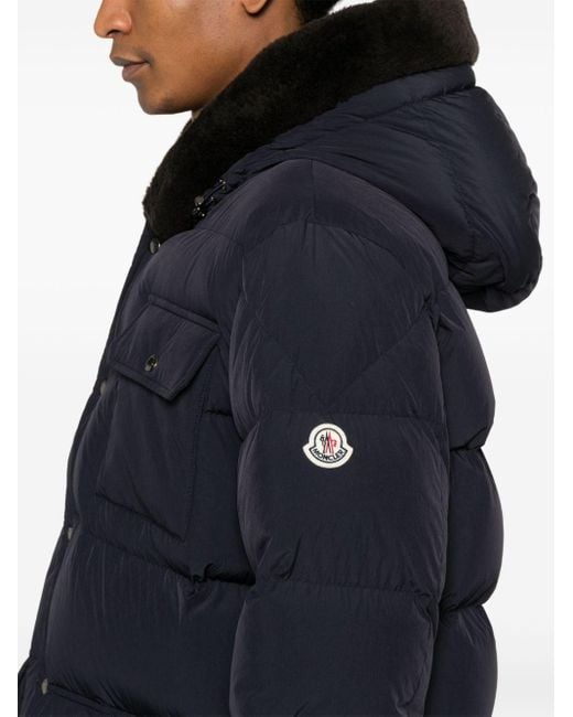 Moncler Blue Rowan Coat for men