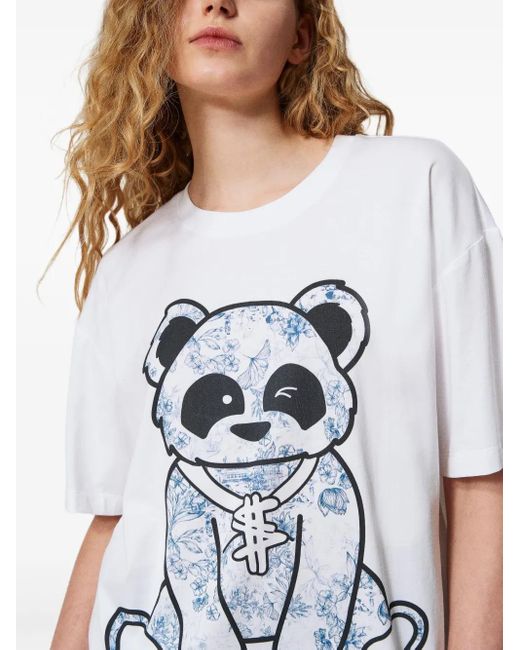 Twinset White Bear Motif T-Shirt