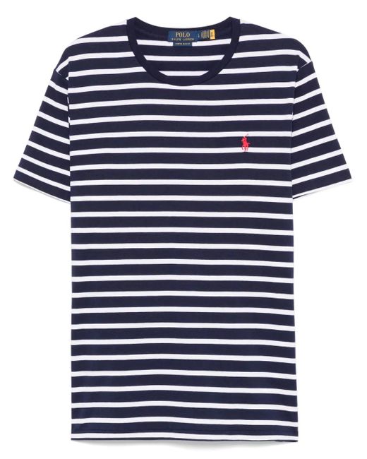 Polo Ralph Lauren Blue Custom Slim Fit Jersey T-Shirt for men