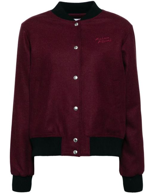 Blusón Teddy Maison Kitsuné de color Purple