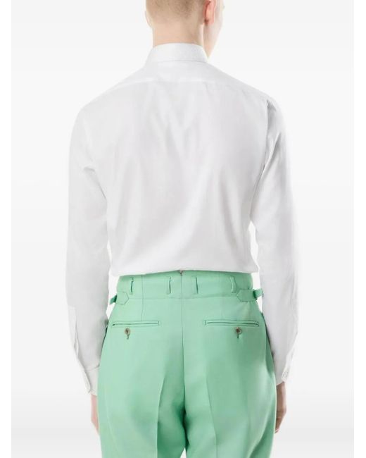 Tom Ford White Dotted Shirt for men