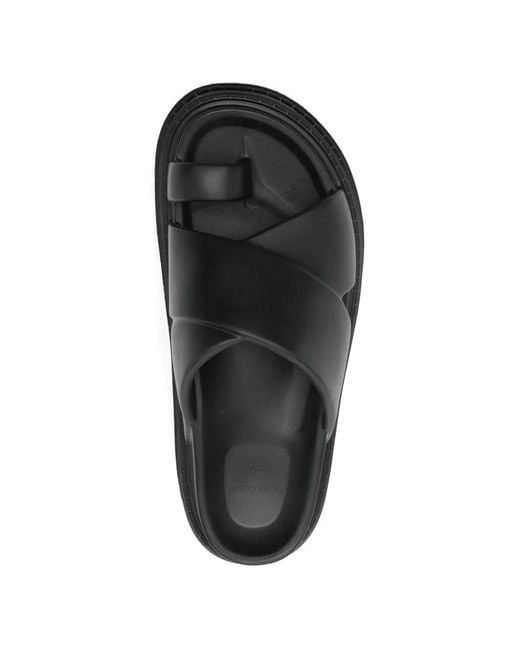 Sacai Black Foam Multiple Sole Sandals