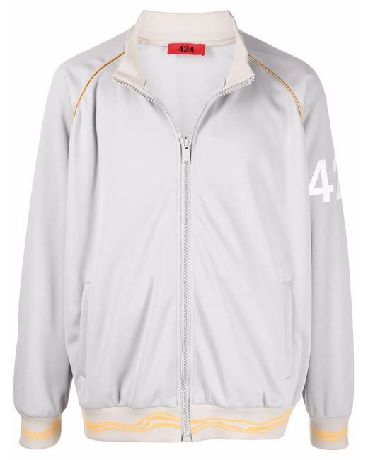 424 Multicolor Zipped Track Jacket for men