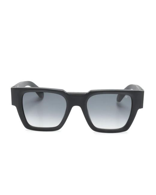 Occhiali Da Sole Squadrati Con Placca Logo di Philipp Plein in Gray da Uomo