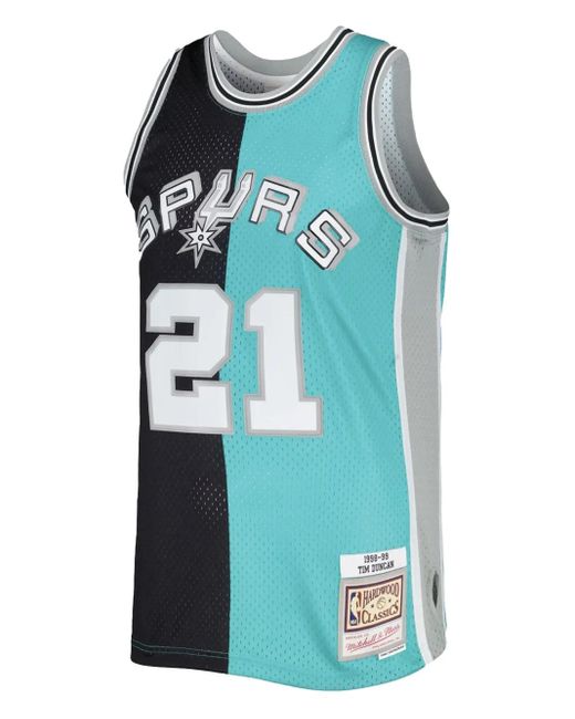 Mitchell & Ness Blue Tim Duncan Nba San Antonio Spurs 1998 Swingman Tank Top for men