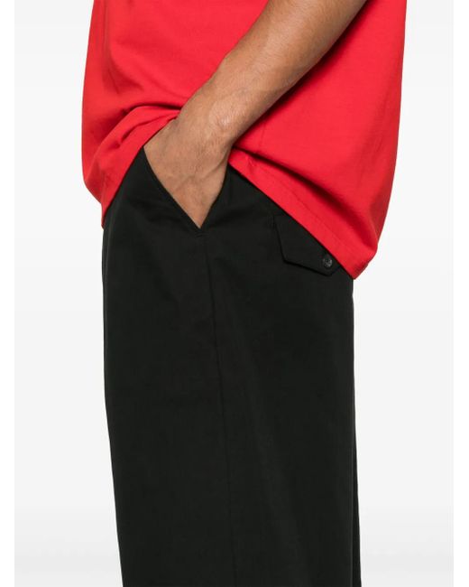 Moschino Black Knee-Length Shorts for men