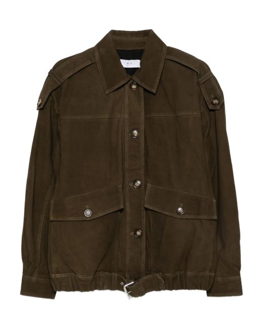 IRO Green Leather Jacket